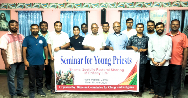 Nurturing the shepherds: Diocese of Rajshahi hosts seminar for young priests