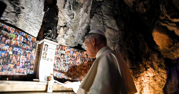 Pope Leo XIV Makes Private Pilgrimage to Our Lady of Mentorella Shrine