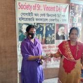 St. Vincent De Paul Society shares Christmas gifts to the poor at Tejgaon Holy Rosary Church